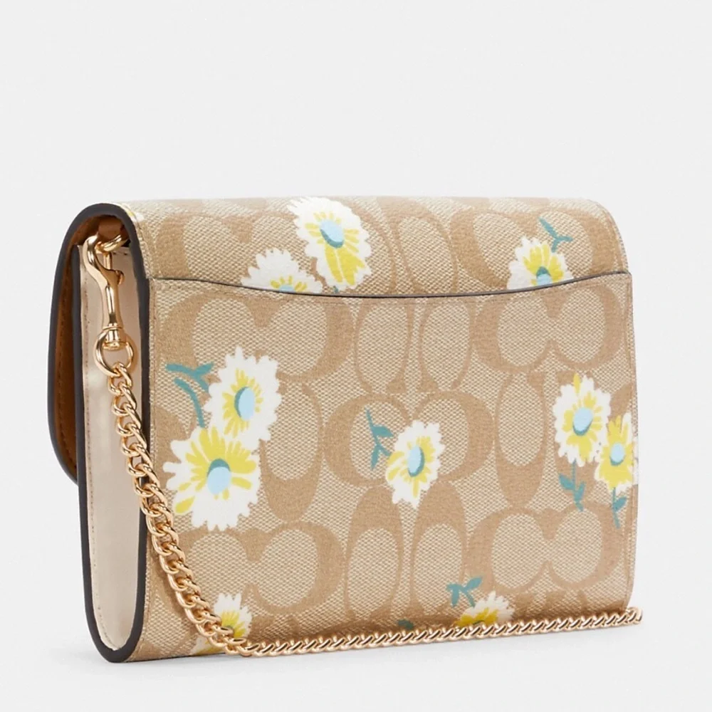 COACH Gemma Clutch Crossbody In Signature Canvas With Daisy Print